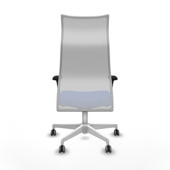 Albacete malla sincro malla blanca bali azul brazos 1D base blanca ruedas 65mm engomadas