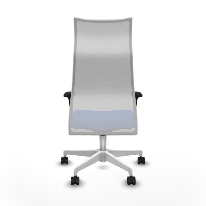 Albacete malla sincro malla blanca bali azul brazos 1D base blanca ruedas 65 mm nailon