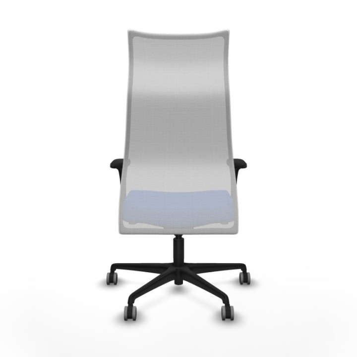 Albacete malla sincro malla blanca bali azul brazos 1D base nailon ruedas 65mm engomadas