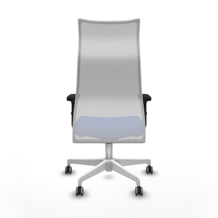 Albacete malla sincro malla blanca bali azul brazos 2D base blanca ruedas 65mm engomadas