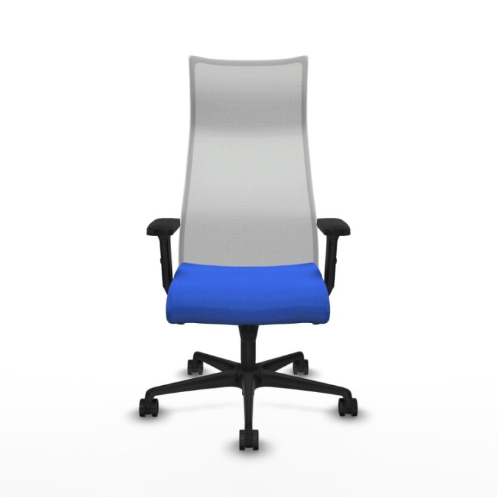 Albacete malla sincro malla blanca bali azul brazos 2D base nailon ruedas 65 mm nailon