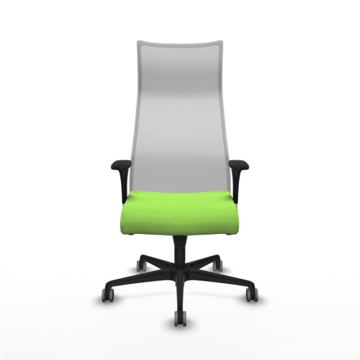 Albacete malla sincro malla blanca bali pistacho brazos 1D base nailon ruedas 65mm engomadas