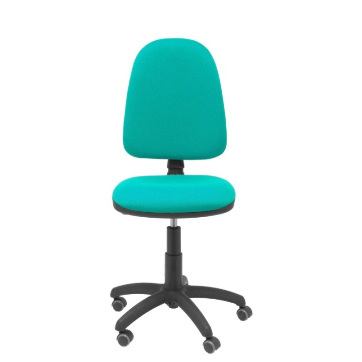 Silla Aýna bali turquesa ruedas de parqué