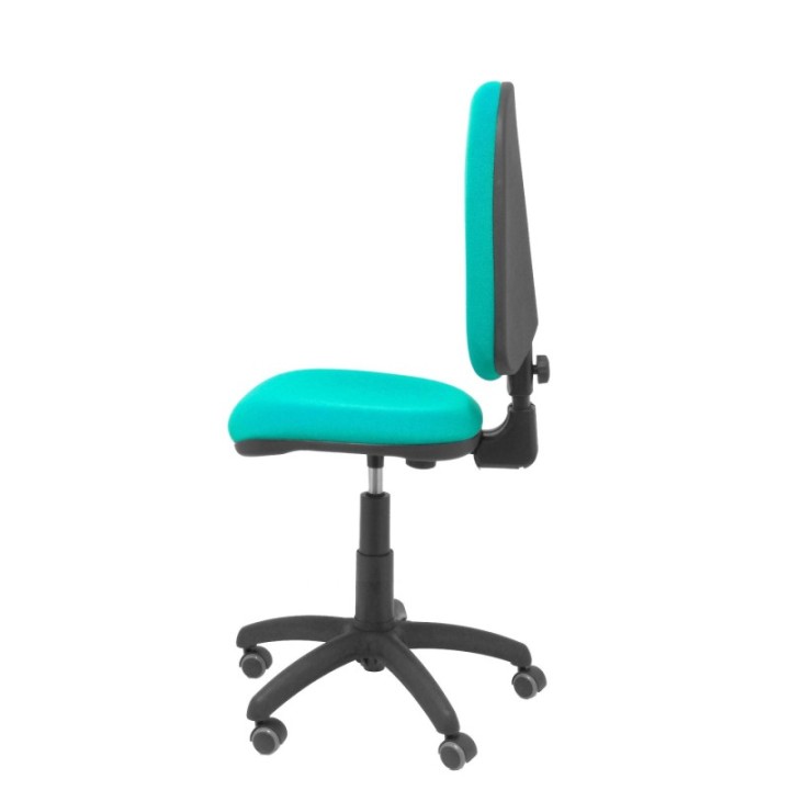 Silla Aýna bali turquesa ruedas de parqué