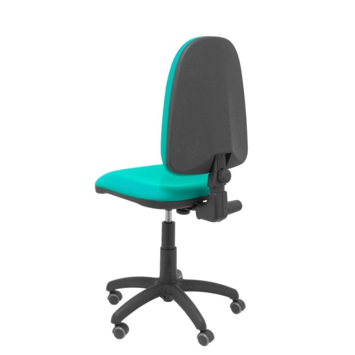 Silla Aýna bali turquesa ruedas de parqué