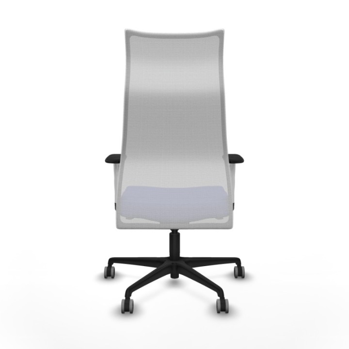 Albacete malla sincro malla blanca bali azul claro brazos blancos base nailon ruedas 65mm engomadas