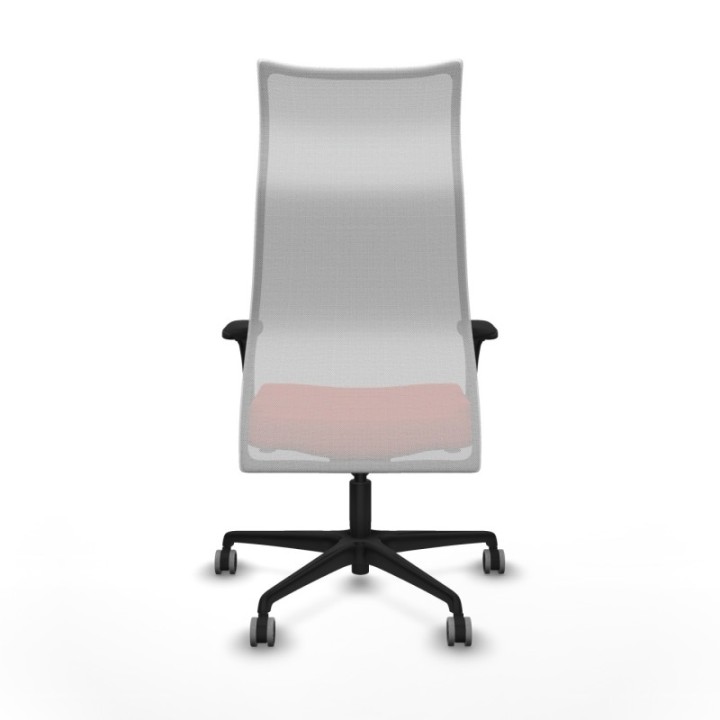 Albacete malla sincro malla blanca bali naranja oscuro brazos 1D base nailon ruedas 65mm engomadas