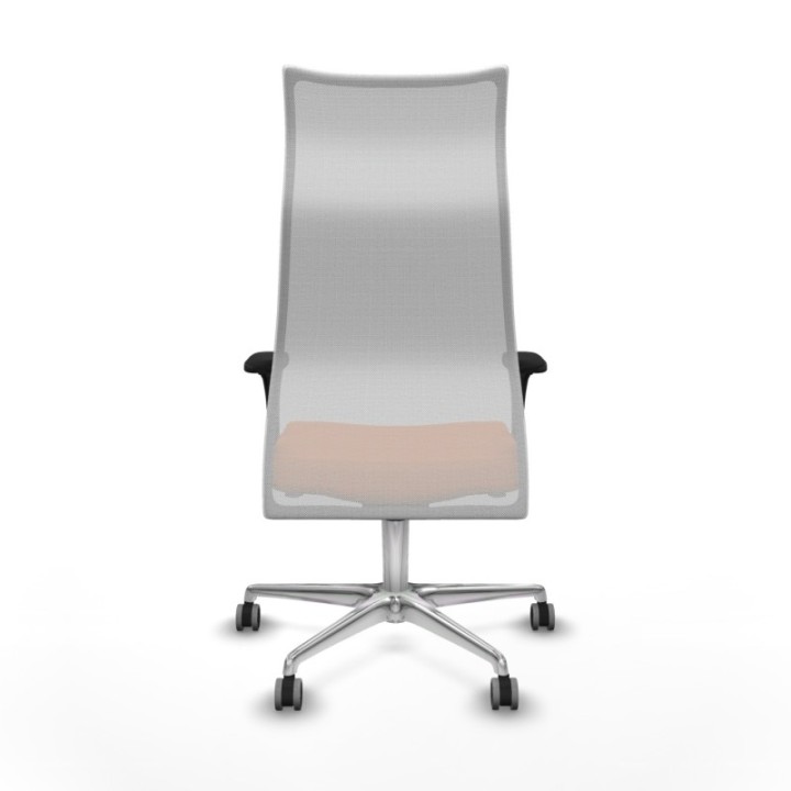 Albacete malla sincro malla blanca bali naranja brazos 1D base aluminio ruedas 65mm engomadas