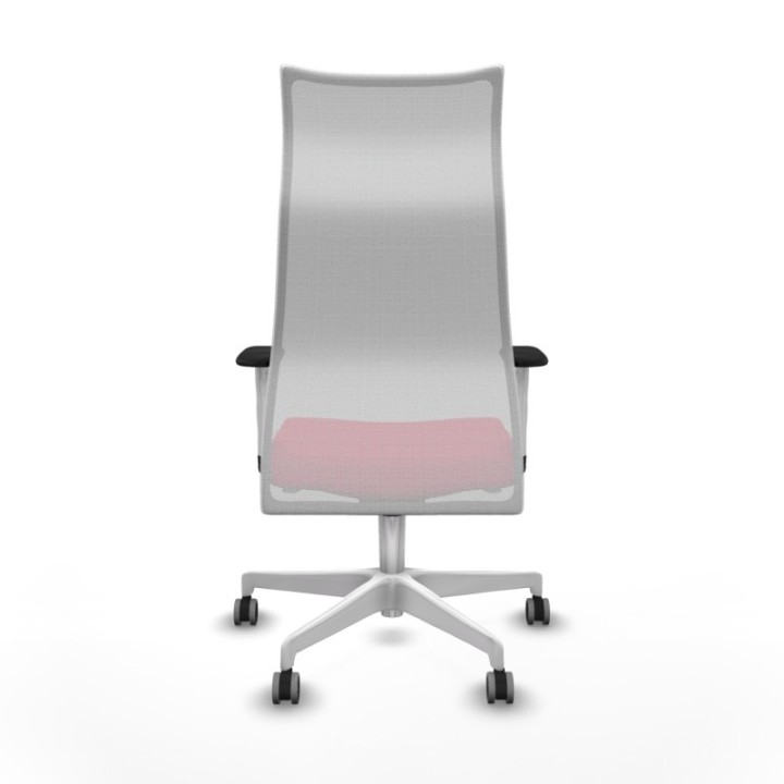 Albacete malla sincro malla blanca bali rojo brazos blancos base blanca ruedas 65mm engomadas