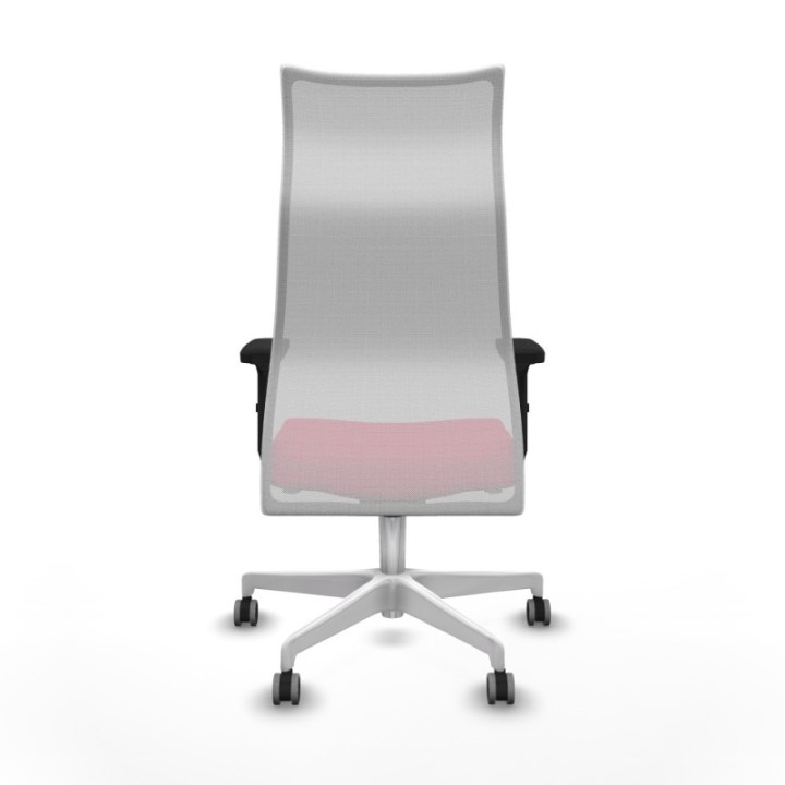 Albacete malla sincro malla blanca bali rojo brazos 2D base blanca ruedas 65mm engomadas