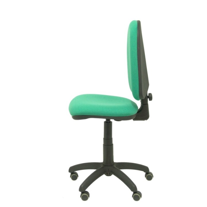 Silla Aýna bali verde esmeralda ruedas de parqué