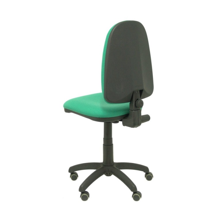 Silla Aýna bali verde esmeralda ruedas de parqué