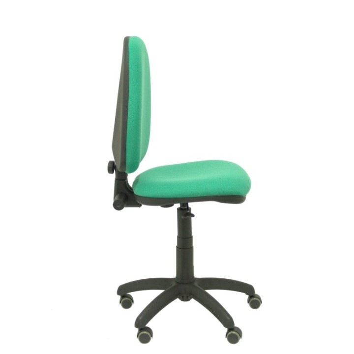 Silla Aýna bali verde esmeralda ruedas de parqué