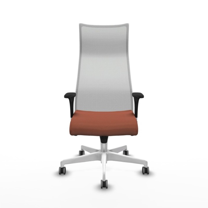 Albacete malla sincro malla blanca bali marrón brazos 1D base blanca ruedas 65mm engomadas