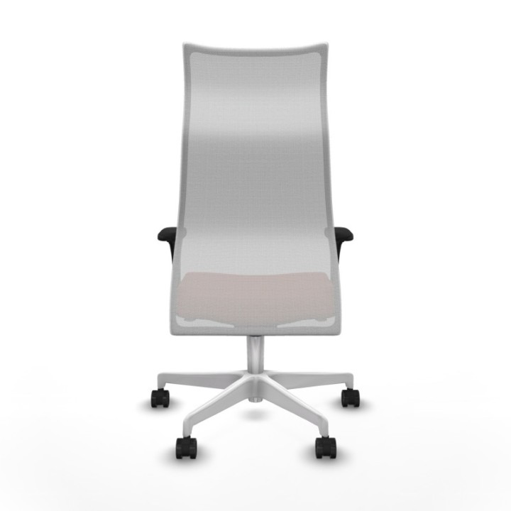 Albacete malla sincro malla blanca bali marrón brazos 1D base blanca ruedas 65 mm nailon