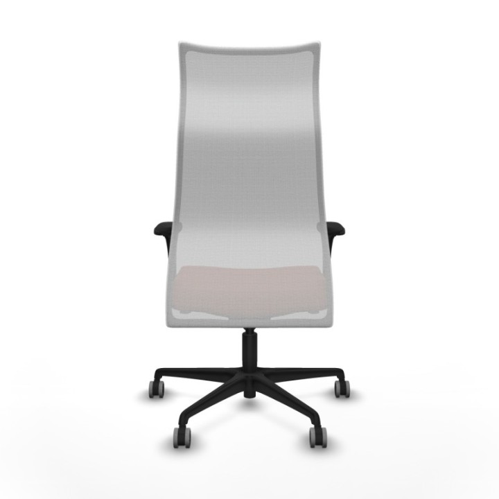 Albacete malla sincro malla blanca bali marrón brazos 1D base nailon ruedas 65mm engomadas