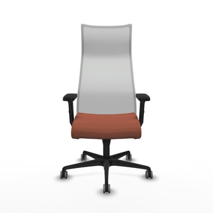 Albacete malla sincro malla blanca bali marrón brazos 2D base nailon ruedas 65mm engomadas