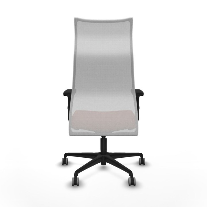 Albacete malla sincro malla blanca bali marrón brazos 2D base nailon ruedas 65mm engomadas