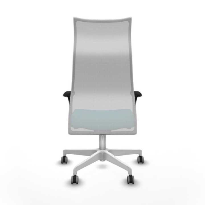 Albacete malla sincro malla blanca bali turquesa brazos 1D base blanca ruedas 65mm engomadas