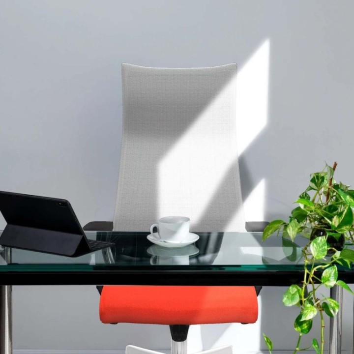 Albacete malla sincro malla blanca bali turquesa brazos 2D base blanca ruedas 65mm engomadas