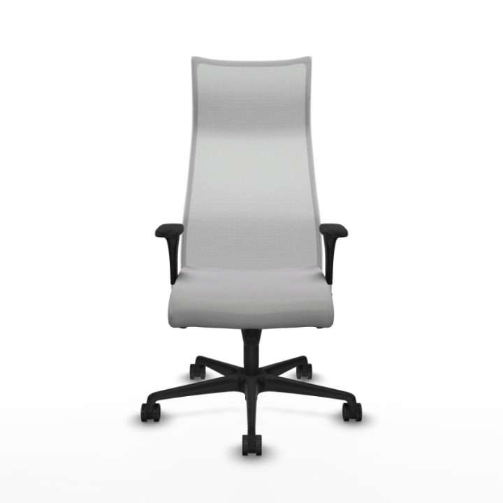 Albacete malla sincro malla blanca bali gris claro brazos 1D base nailon ruedas 65 mm nailon