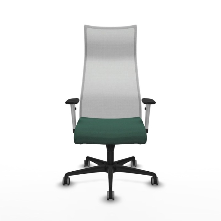 Albacete malla sincro malla blanca bali verde botella brazos blancos base nailon ruedas 65mm engomadas