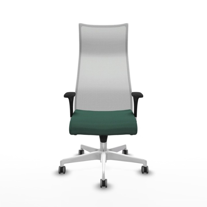 Albacete malla sincro malla blanca bali verde botella brazos 1D base blanca ruedas 65mm engomadas