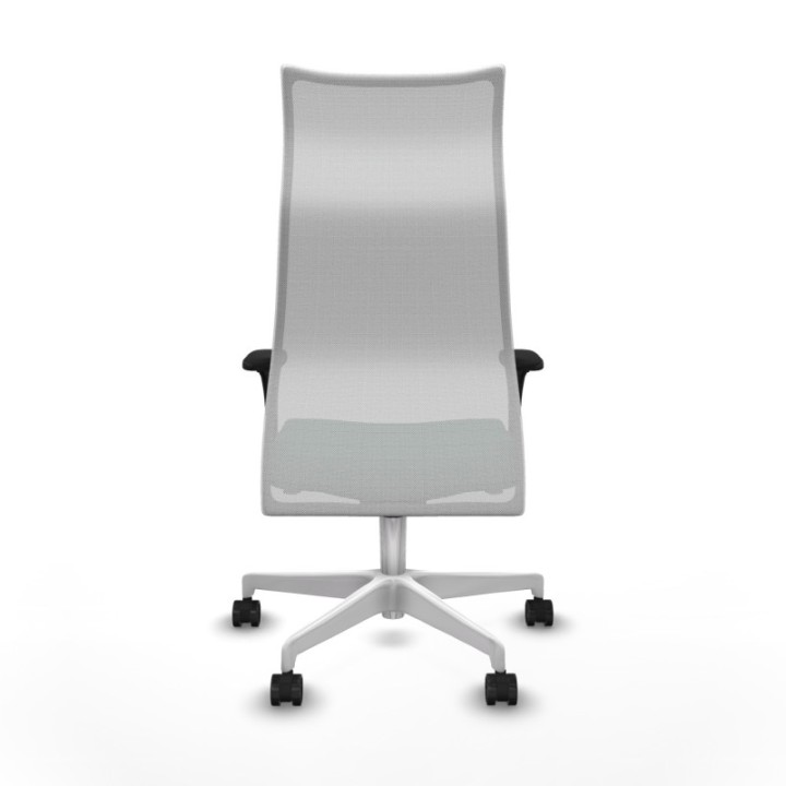 Albacete malla sincro malla blanca bali verde botella brazos 1D base blanca ruedas 65 mm nailon