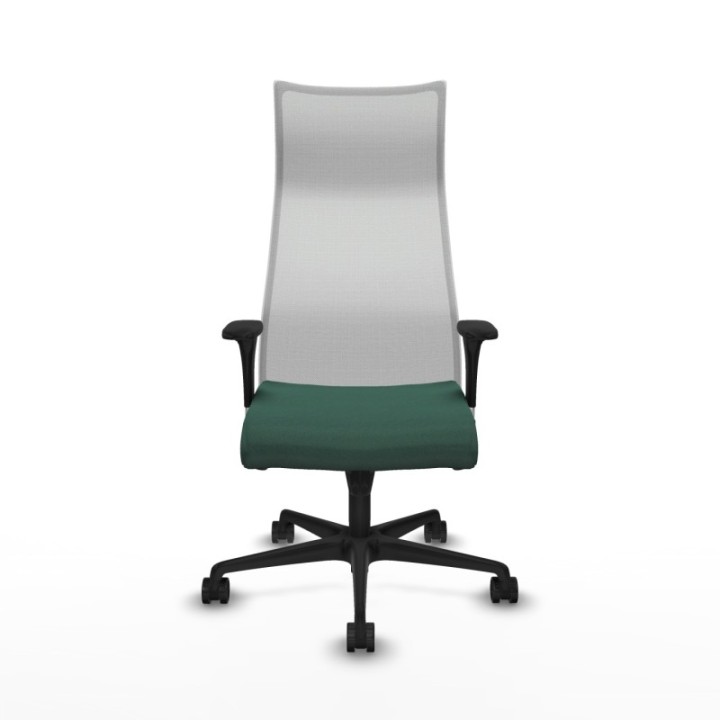 Albacete malla sincro malla blanca bali verde botella brazos 1D base nailon ruedas 65 mm nailon