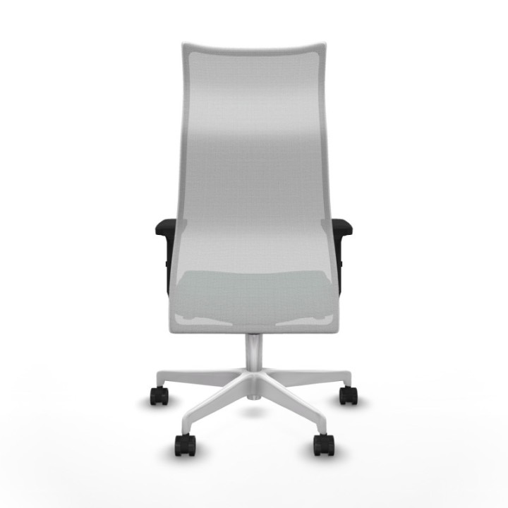 Albacete malla sincro malla blanca bali verde botella brazos 2D base blanca ruedas 65 mm nailon