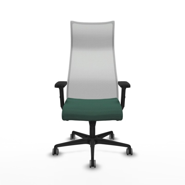 Albacete malla sincro malla blanca bali verde botella brazos 2D base nailon ruedas 65mm engomadas