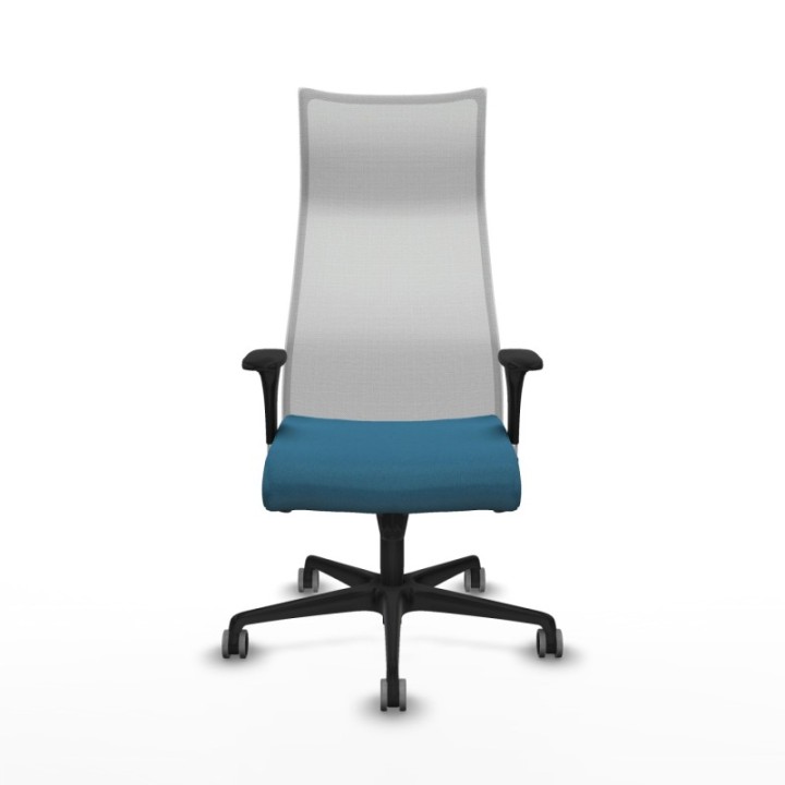 Albacete malla sincro malla blanca bali verde petroleo brazos 1D base nailon ruedas 65mm engomadas