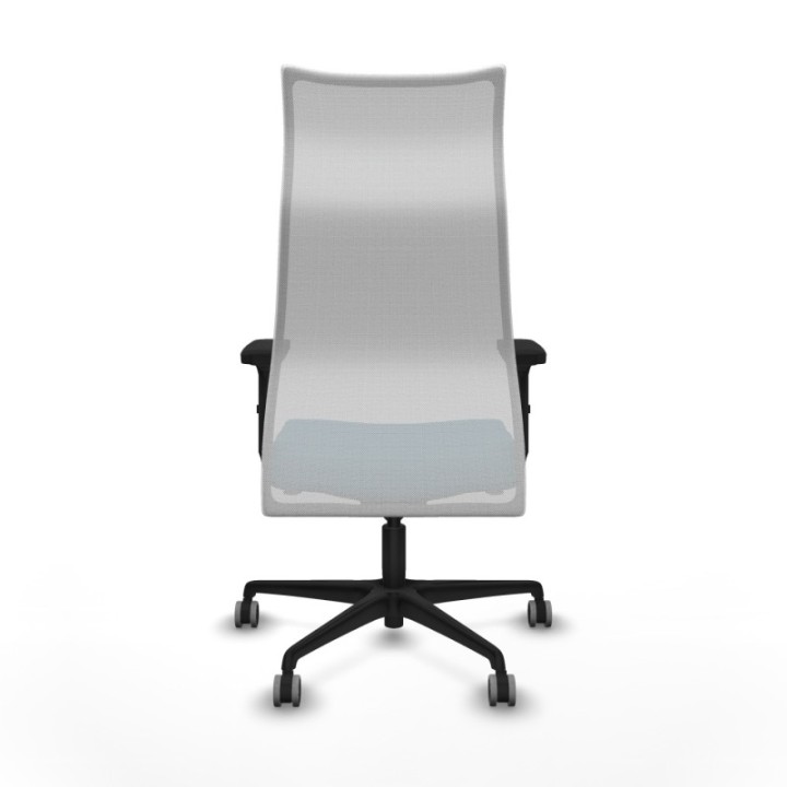 Albacete malla sincro malla blanca bali verde petroleo brazos 2D base nailon ruedas 65mm engomadas