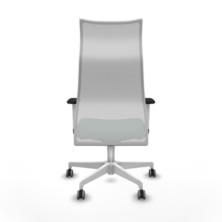 Albacete malla sincro malla blanca bali verde esmeralda brazos blancos base blanca ruedas 65mm engomadas