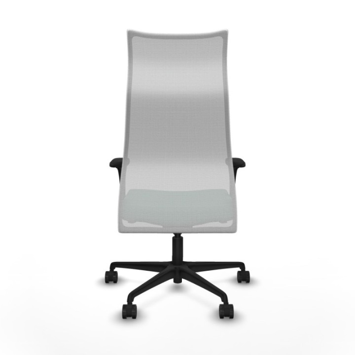 Albacete malla sincro malla blanca bali verde esmeralda brazos 1D base nailon ruedas 65 mm nailon