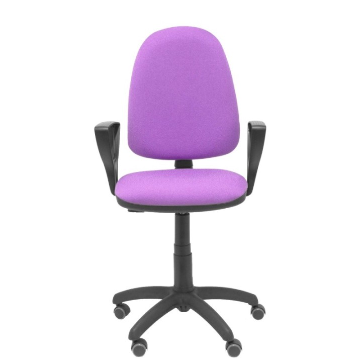 Silla Aýna bali lila brazos fijos ruedas de parqué