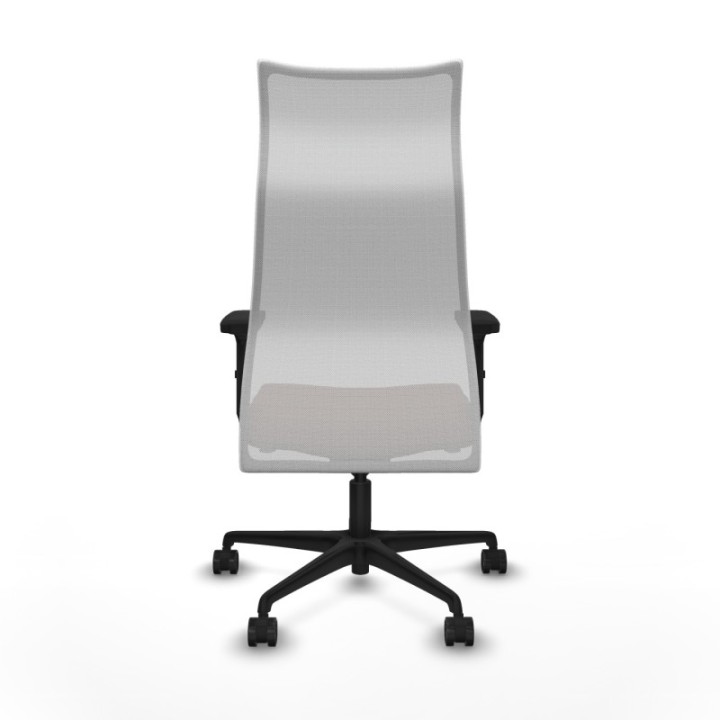 Albacete malla sincro malla blanca bali marrón oscuro brazos 2D base nailon ruedas 65 mm nailon