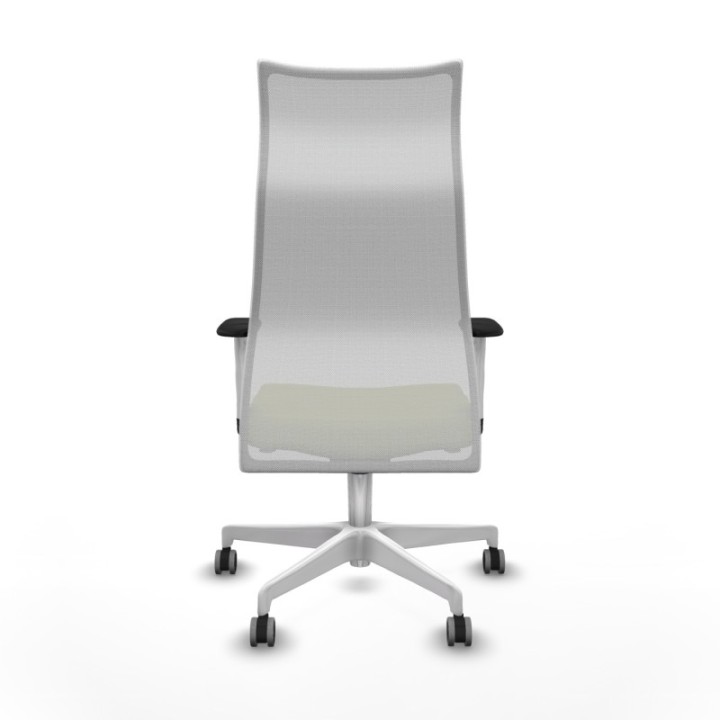 Albacete malla sincro malla blanca bali verde oliva brazos blancos base blanca ruedas 65mm engomadas