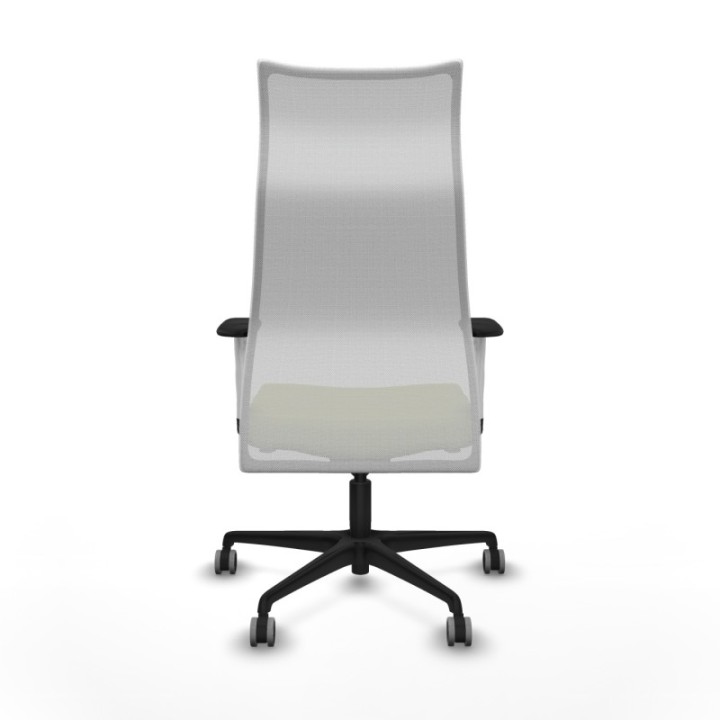 Albacete malla sincro malla blanca bali verde oliva brazos blancos base nailon ruedas 65mm engomadas