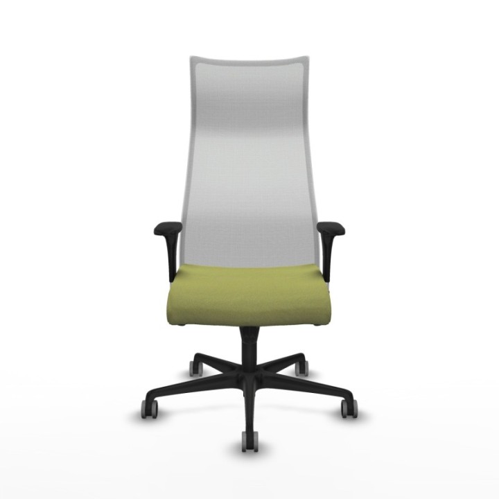 Albacete malla sincro malla blanca bali verde oliva brazos 1D base nailon ruedas 65mm engomadas