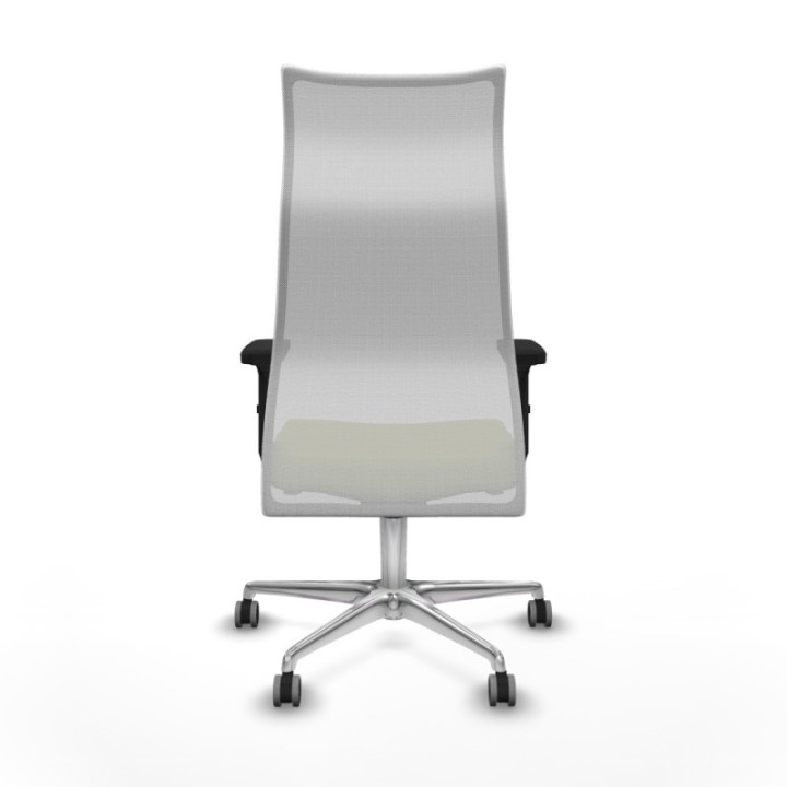 Albacete malla sincro malla blanca bali verde oliva brazos 2D base aluminio ruedas 65mm engomadas