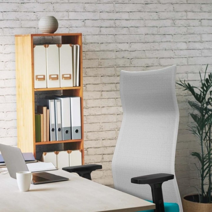 Albacete malla sincro malla blanca bali verde oliva brazos 2D base aluminio ruedas 65mm engomadas