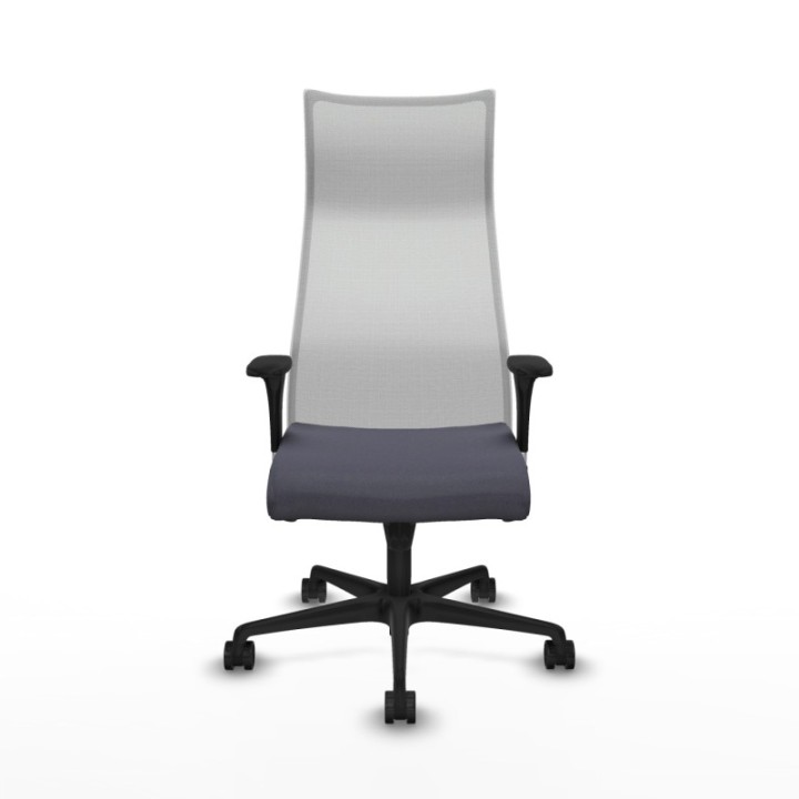 Albacete malla sincro malla blanca bali gris oscuro brazos 1D base nailon ruedas 65 mm nailon