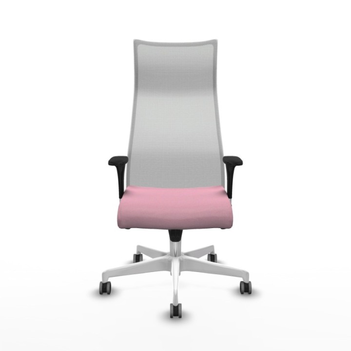 Albacete malla sincro malla blanca bali rosa brazos 1D base blanca ruedas 65mm engomadas