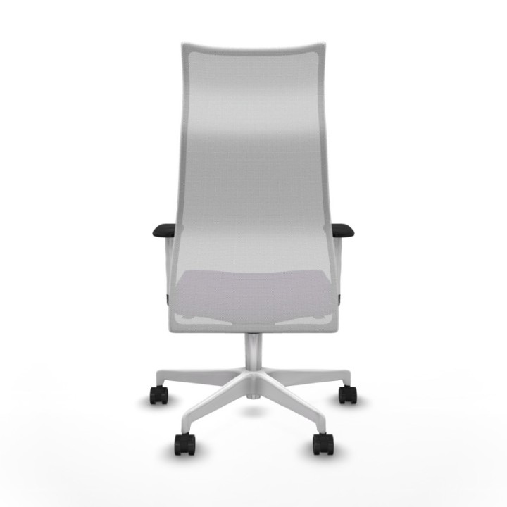 Albacete malla sincro malla blanca bali morado brazos blancos base blanca ruedas 65 mm nailon