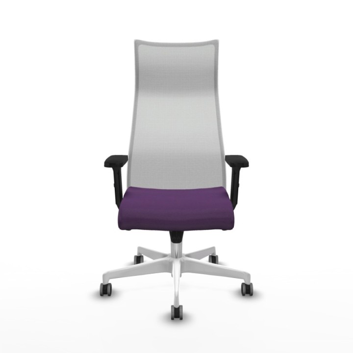 Albacete malla sincro malla blanca bali morado brazos 2D base blanca ruedas 65mm engomadas