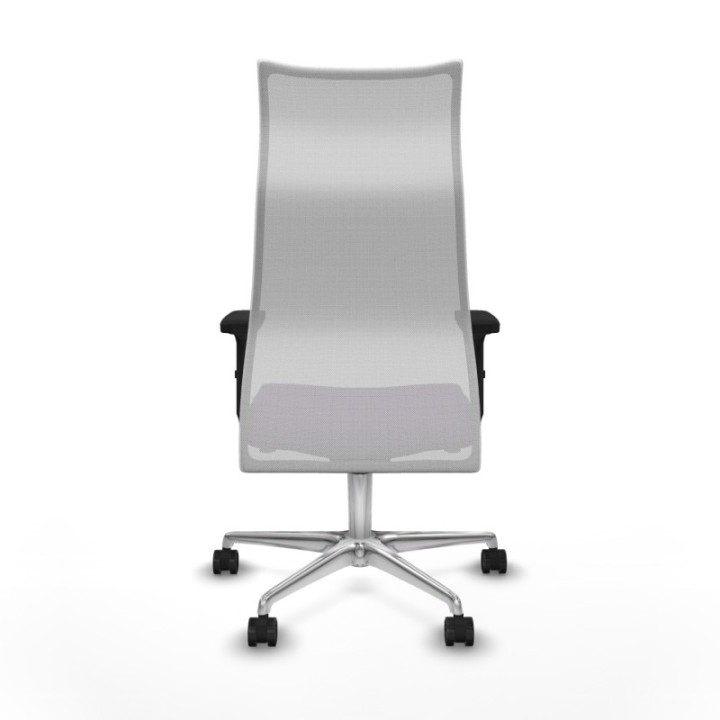 Albacete malla sincro malla blanca bali morado brazos 2D base aluminio ruedas 65 mm nailon