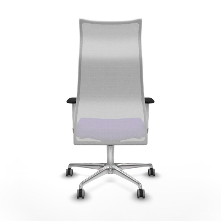 Albacete malla sincro malla blanca bali lila brazos blancos base aluminio ruedas 65mm engomadas