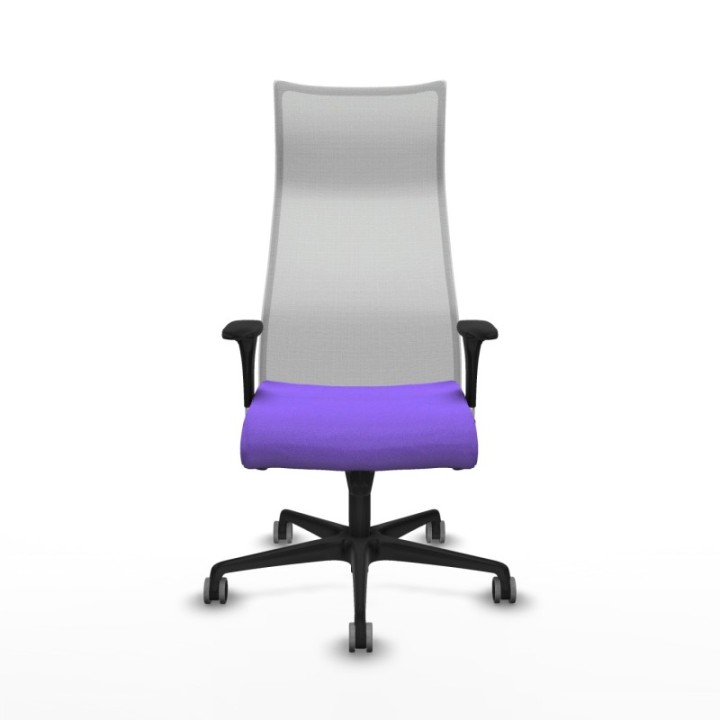 Albacete malla sincro malla blanca bali lila brazos 1D base nailon ruedas 65mm engomadas