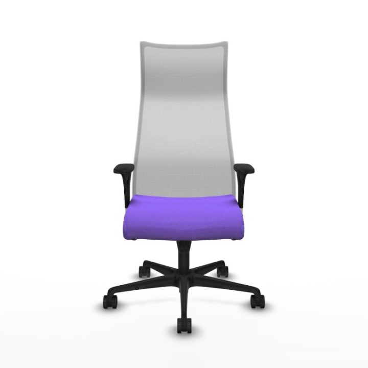 Albacete malla sincro malla blanca bali lila brazos 1D base nailon ruedas 65 mm nailon